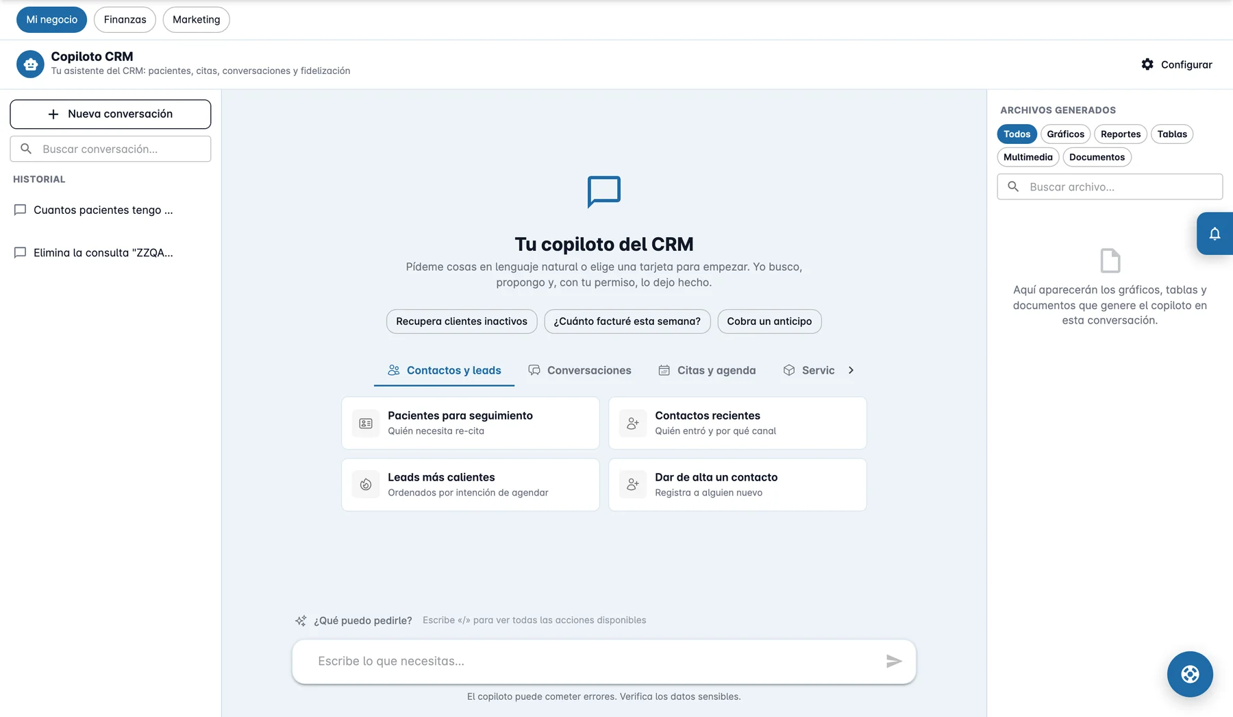 Quetzalty — Copiloto: preguntas en lenguaje natural sobre tu negocio